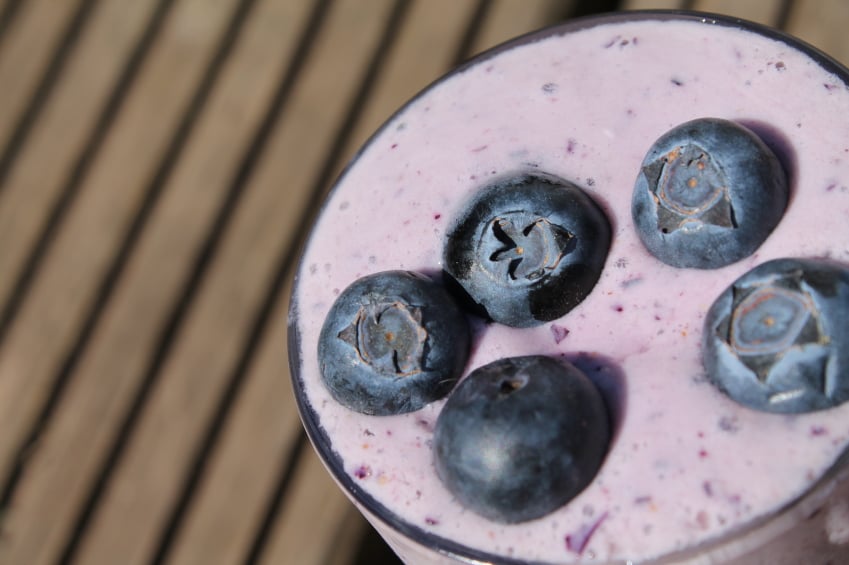 blueberry smoothie