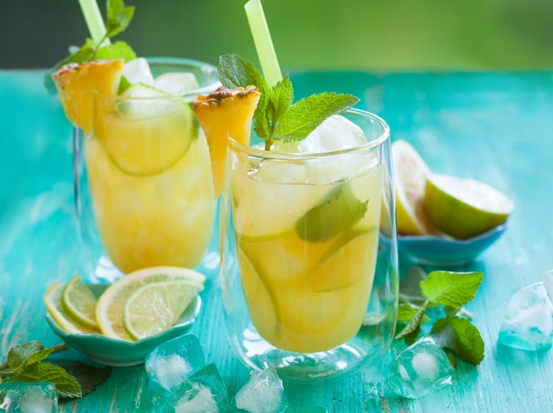 pineapple lime cocktail