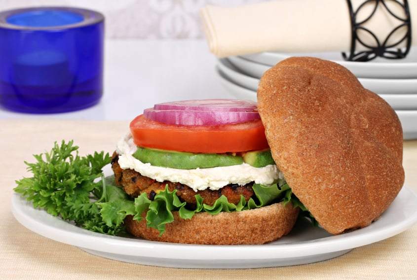 veggie burger