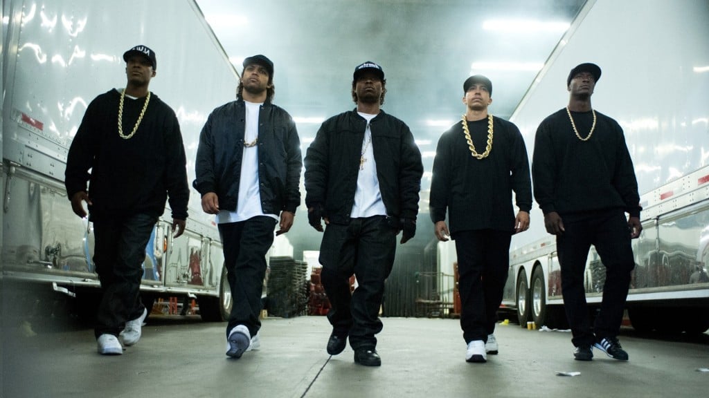 the movie "Straight Outta Compton"
