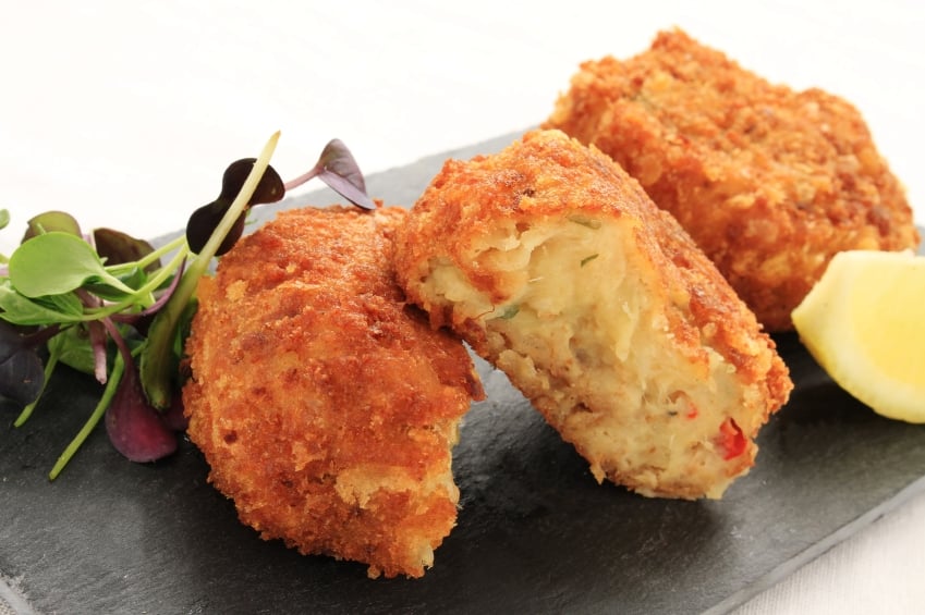 fried crab bites