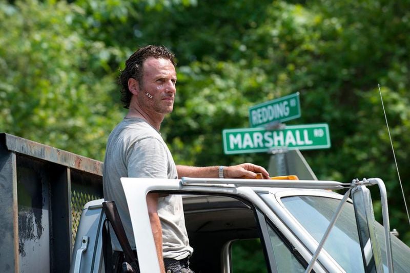 Rick Grimes (Andrew Lincoln) on The Walking Dead