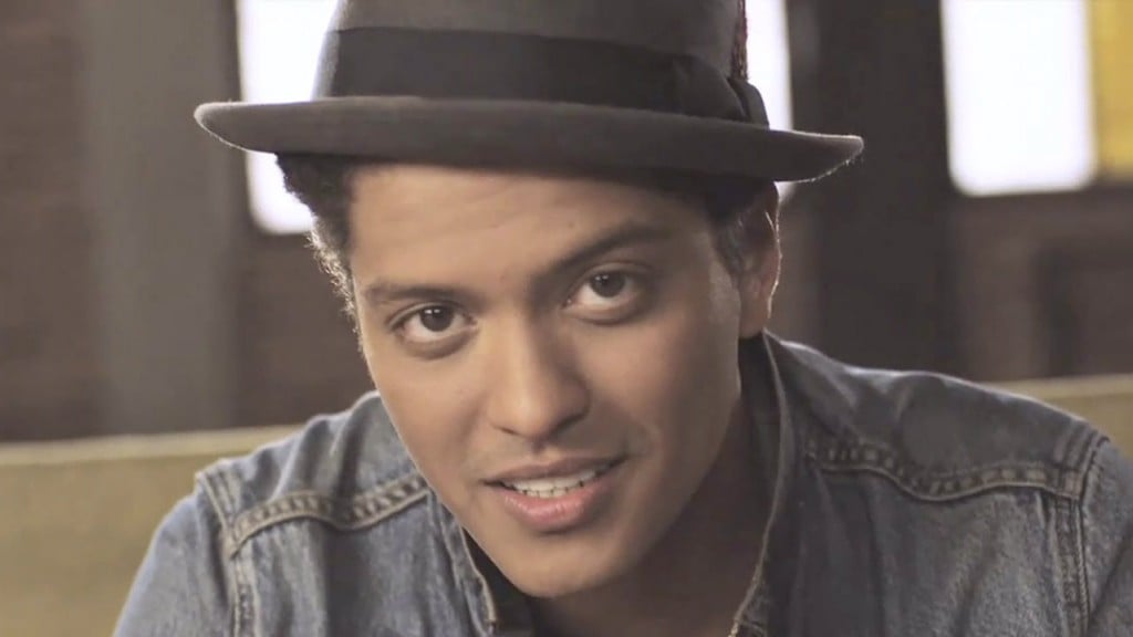 Bruno Mars in "Just the Way You Are"
