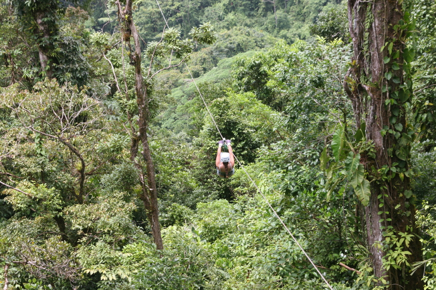 Costa Rica zip-line