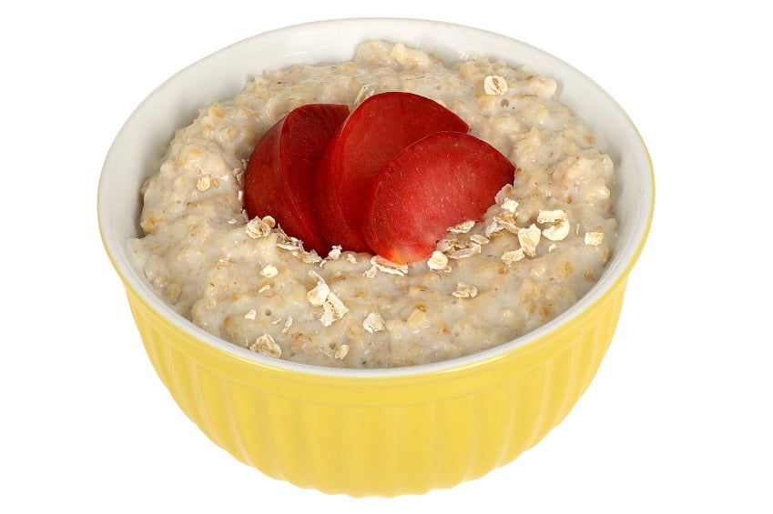 oatmeal with plums
