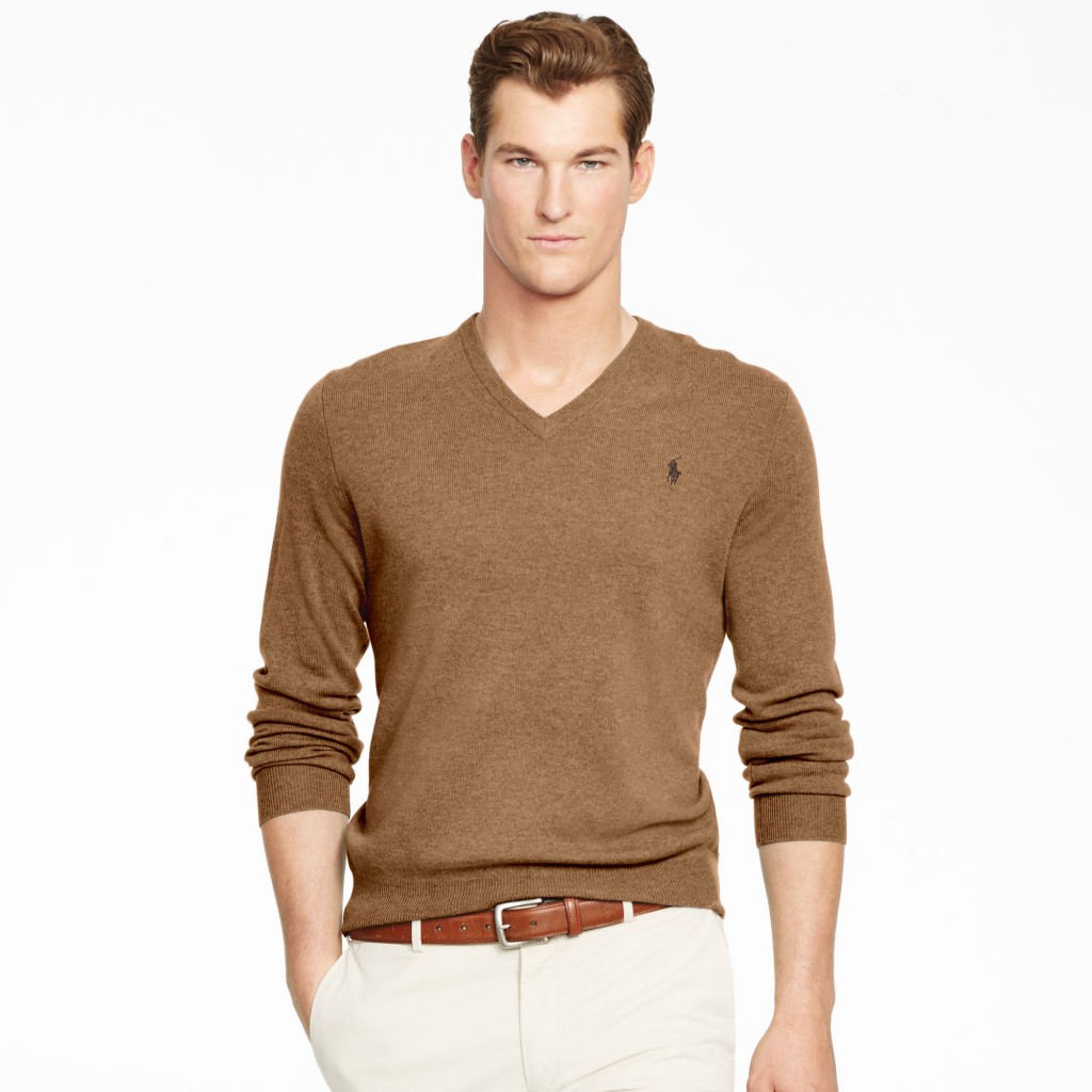 Ralph Lauren merino wool v-neck sweater