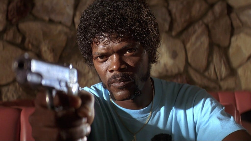 Samuel L Jackson in Pulp Fiction