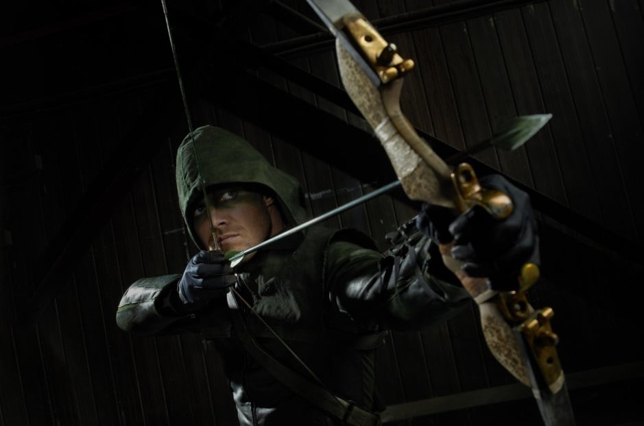Stephen Amell as the Green Arrow