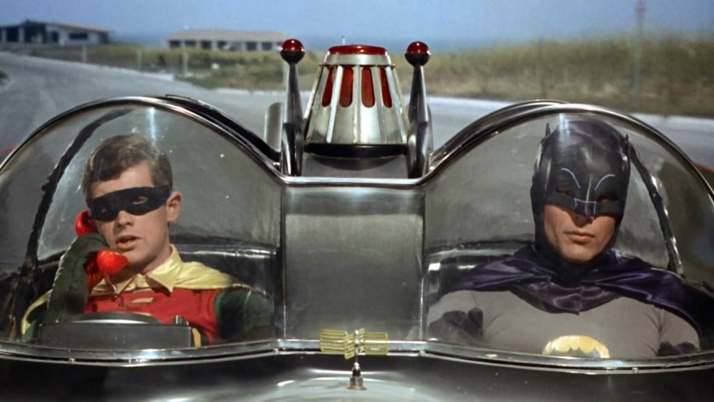 Burt Ward and Adam West in Batman: The Movie