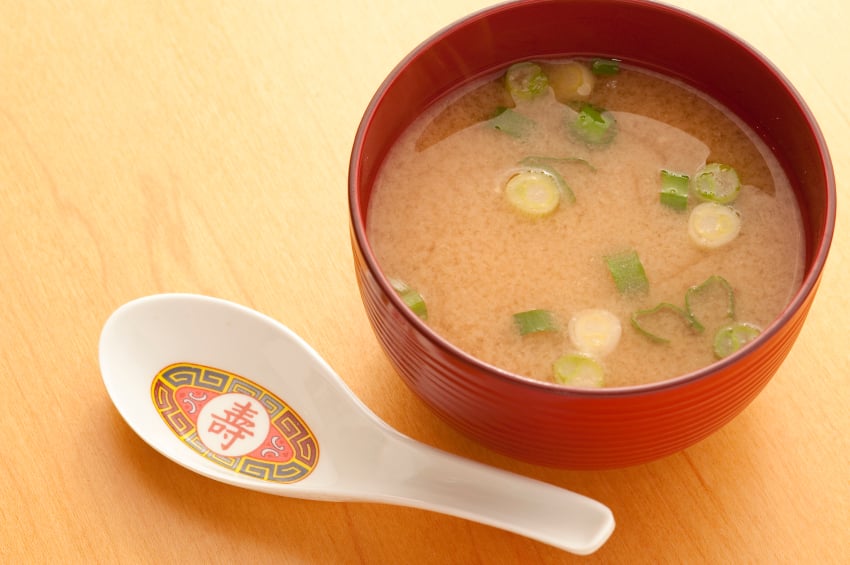 bowl of miso soup