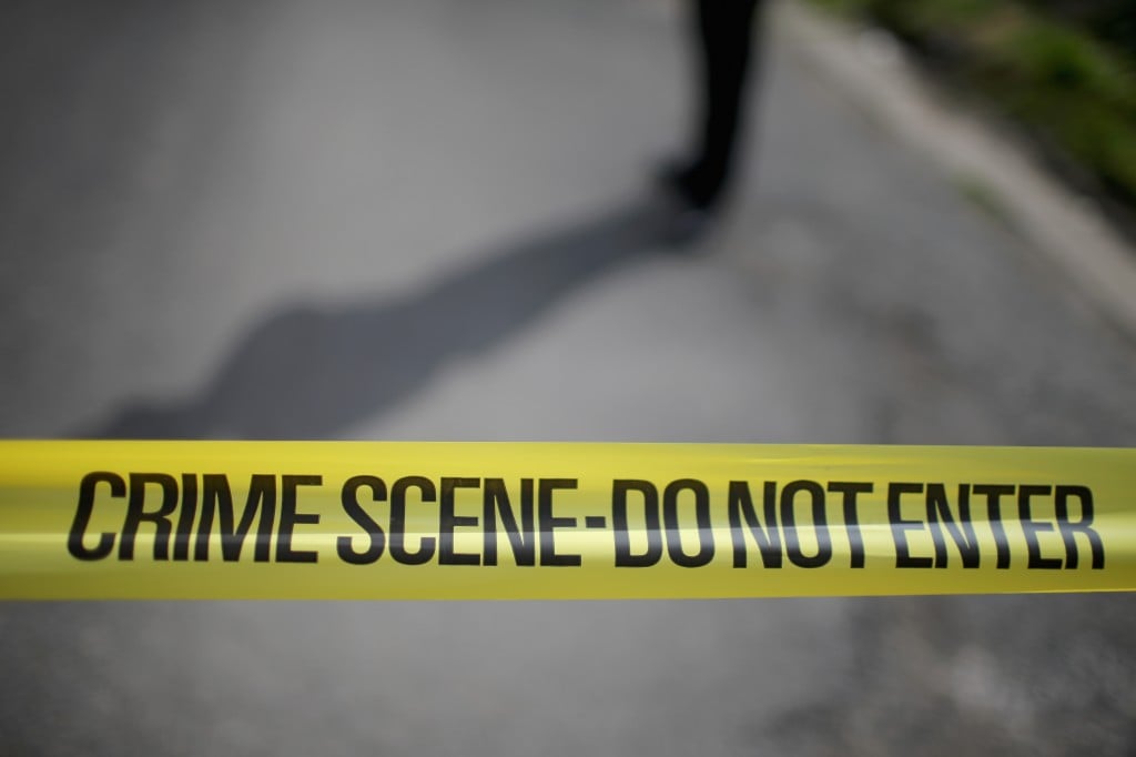 Crime scene caution tape