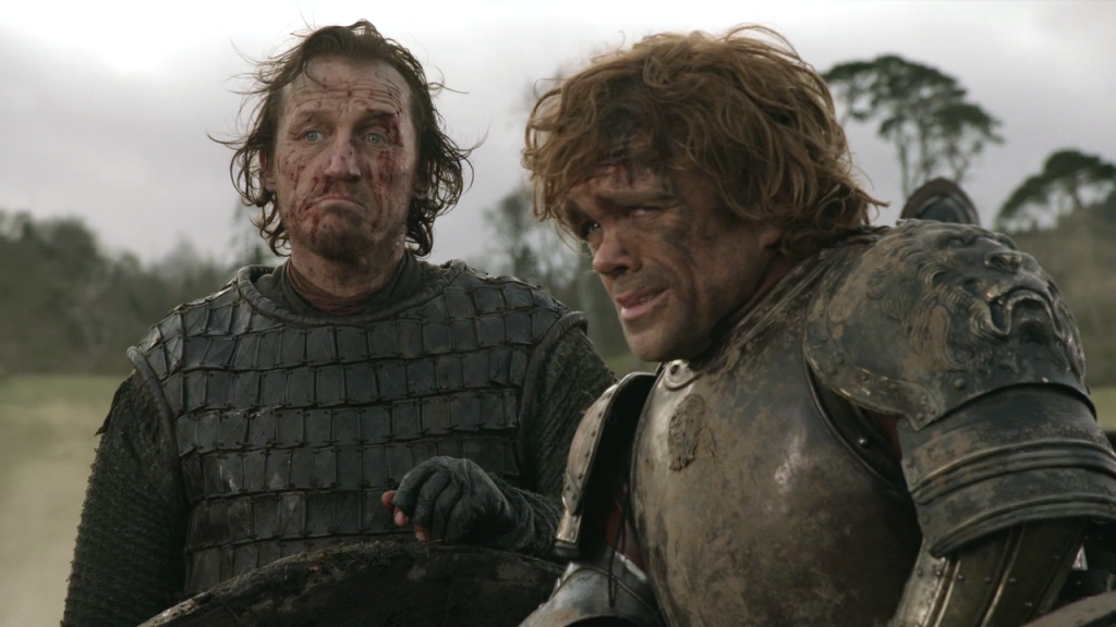 Bronn (Jerome Flynn) and Tyrion (Peter Dinklage) in 'Game of Thrones'