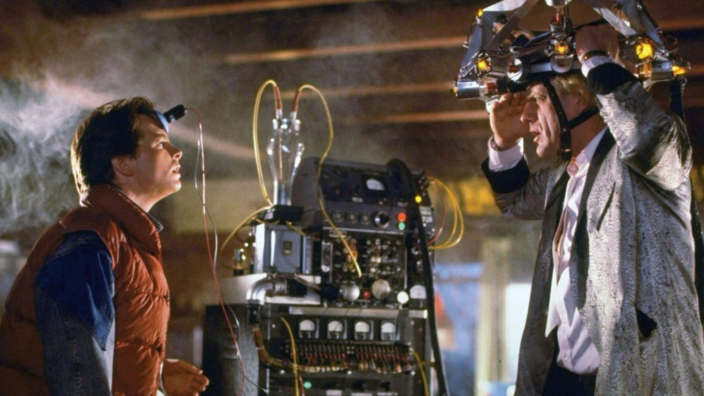 Michael J. Fox and Christopher Lloyd in 'Back to the Future.'