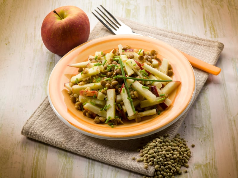 lentil and apple salad