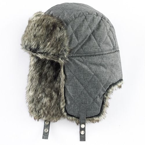 Adults Turtle Fur Hawkeye Hat With Ear Flaps Winter Hats Beanies At L L Bean