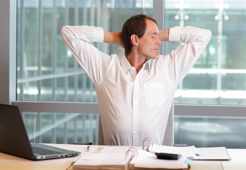 6 Exercises You Can Do While Sitting At Your Desk