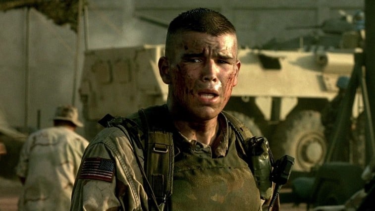 Joshua Hartnett plays a soldier in Black Hawk Down 