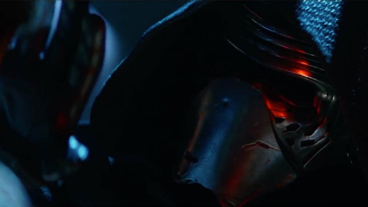 Adam Driver in 'Star Wars: The Force Awakens'