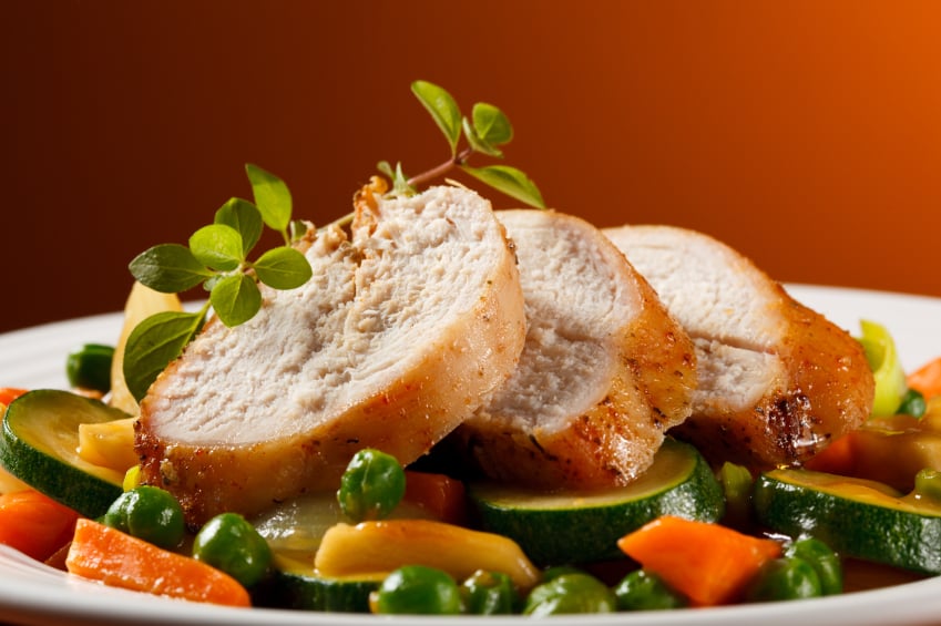 turkey breast with vegetables