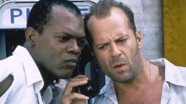 Samuel L. Jackson and Bruce Willis in 'Die Hard: With a Vengeance'