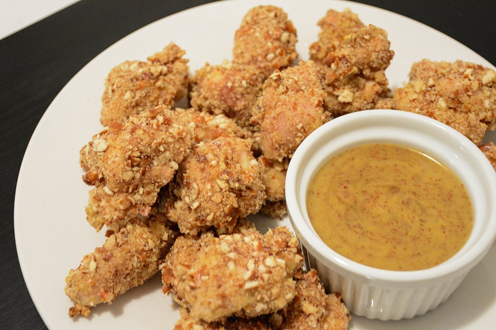 Pretzel-Coated Chicken Nuggets 1