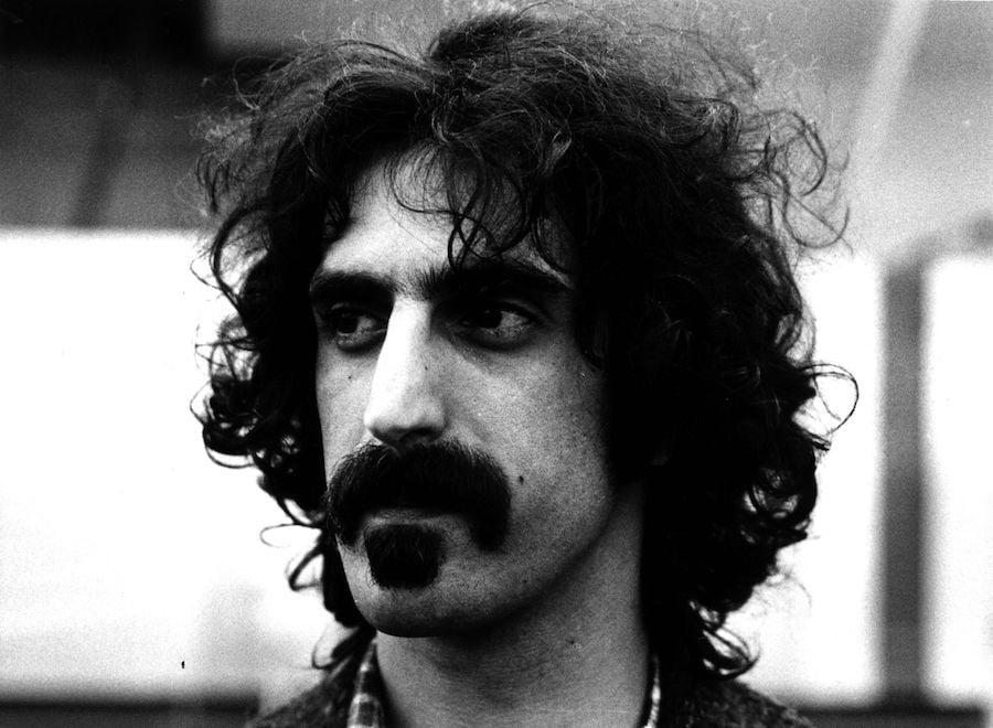 Frank Zappa looking off into the distance