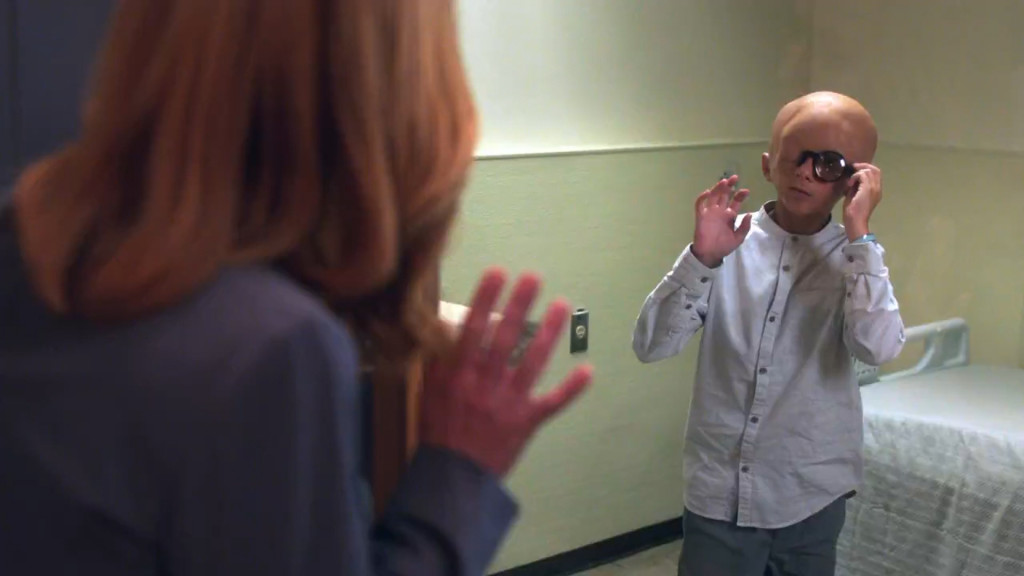 Gillian Anderson as Dana Scully in 'The X-Files' miniseries episode two