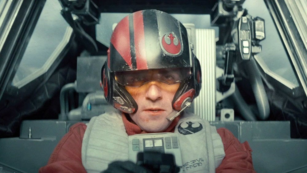 Oscar Isaac in Star Wars: The Force Awakens