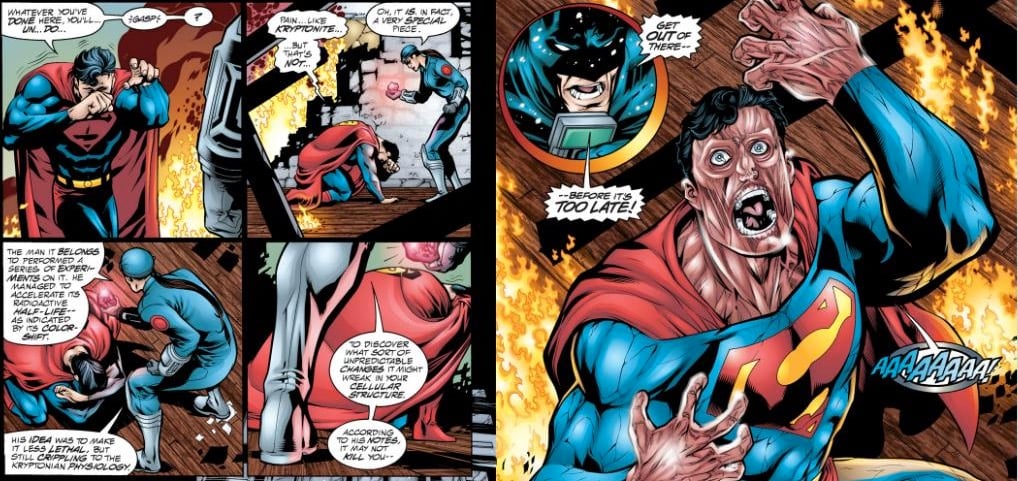 Superman and Red Kryptonite - DC Comics