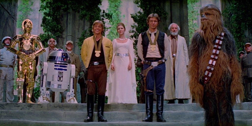 Star Wars - A New Hope - medal ceremony