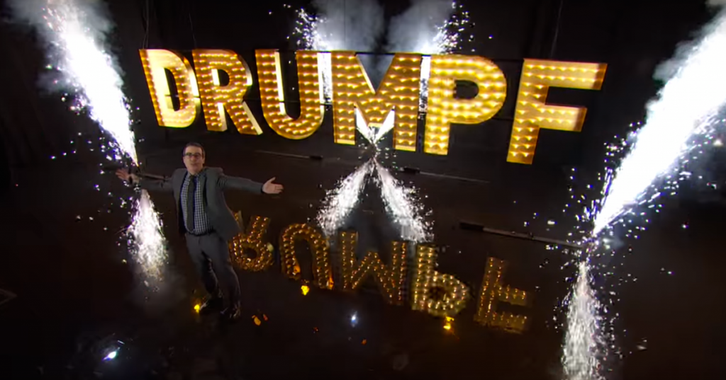 John Oliver received a considerable amount of attention for his 'Last Week Tonight' segment on Donald Trump.