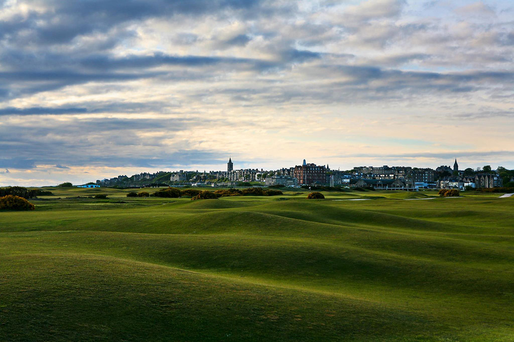 famous golf course, The Old Course at St. Andrews