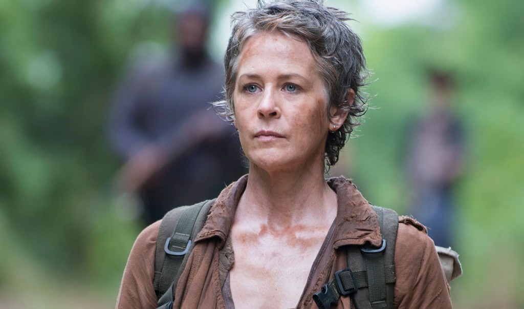 Carol Peletier (Melissa McBride) looks stoic in a scene from 'The Walking Dead'