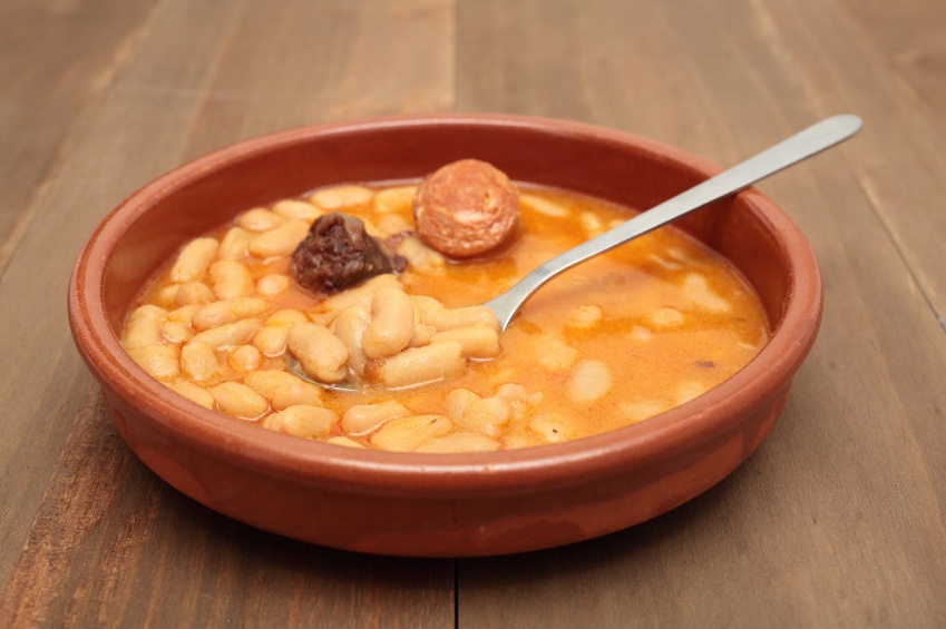 white beans and sausage