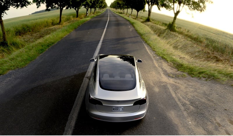 Tesla Model 3 rear