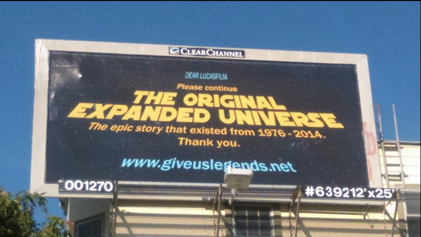 Star Wars Expanded Universe Billboard