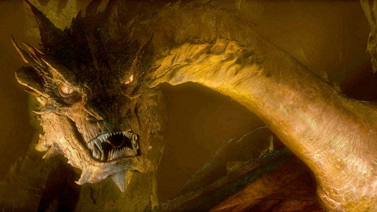 Smaug in The Hobbit: The Desolation of Smaug