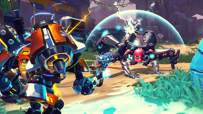 Battleborn heroes go up against ferocious enemies.