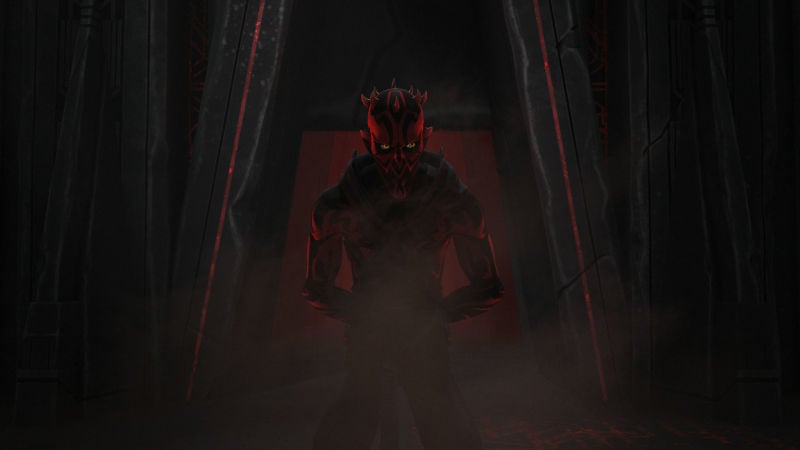 Darth Maul returns at the end of Rebels' second season