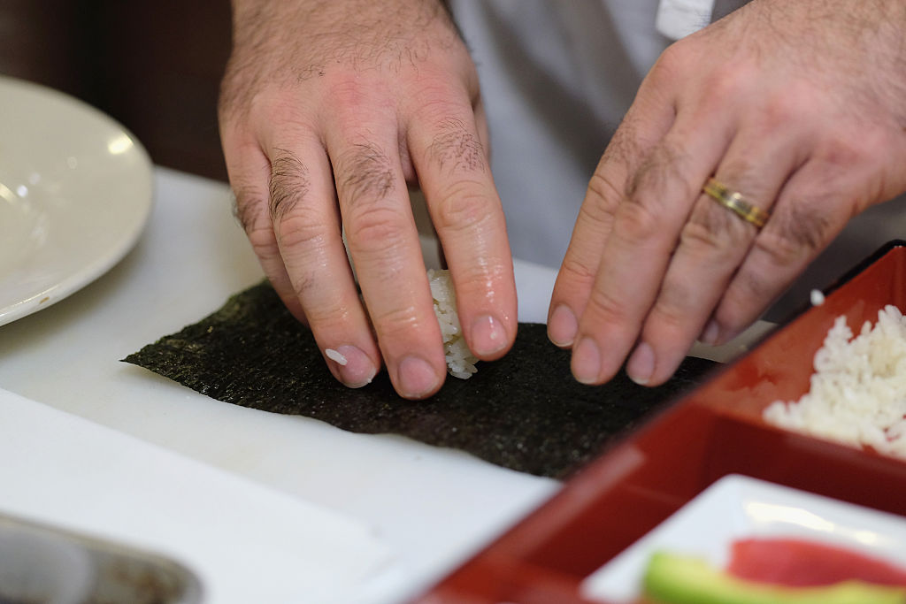 making sushi