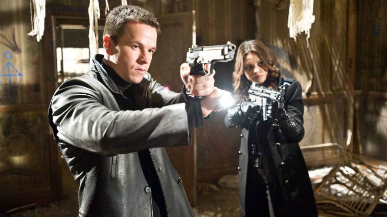 Mark Wahlberg and Mila Kunis in Max Payne