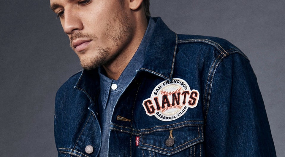 levis giants jean jacket