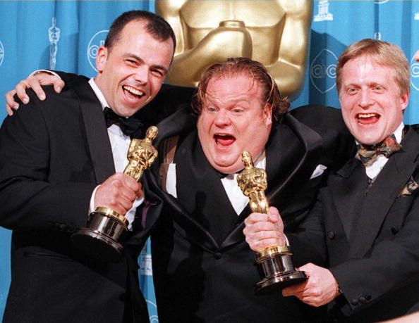 Chris Farley with Tyron Montgomery (L) and Thomas Stellmach (R)