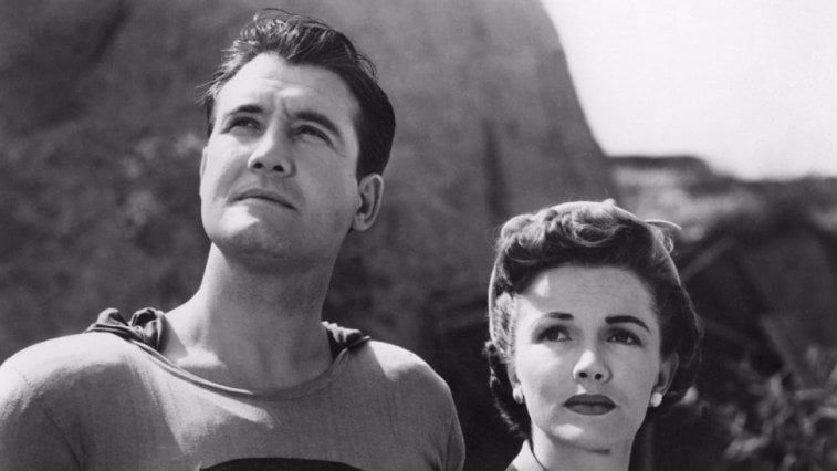 George Reeves and Phyllis Coates in Adventures of Superman
