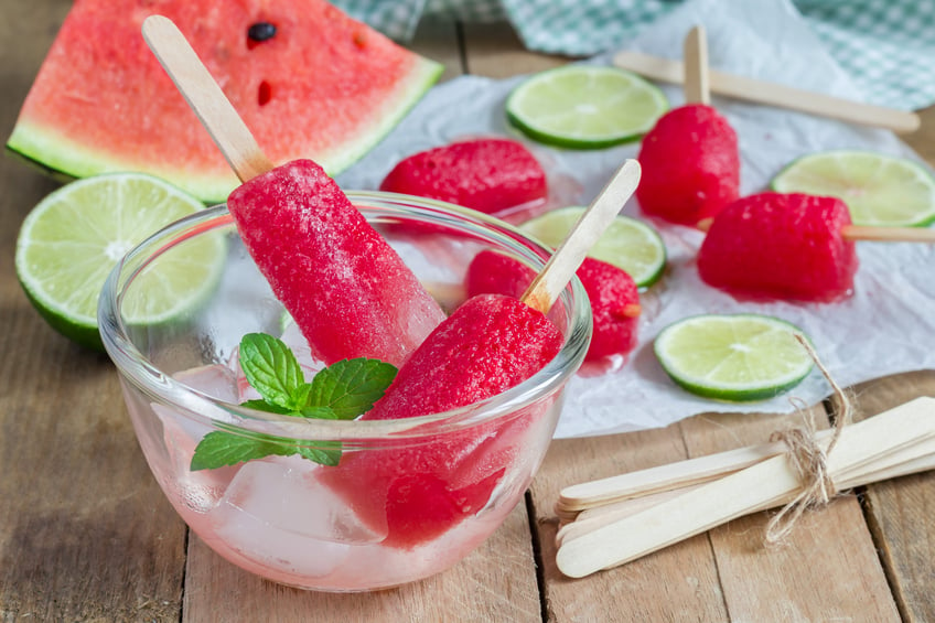 popsicles with watermelon