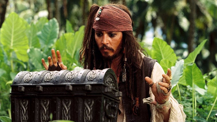 Johnny Depp in Pirates of the Caribbean Dead Man's Chest