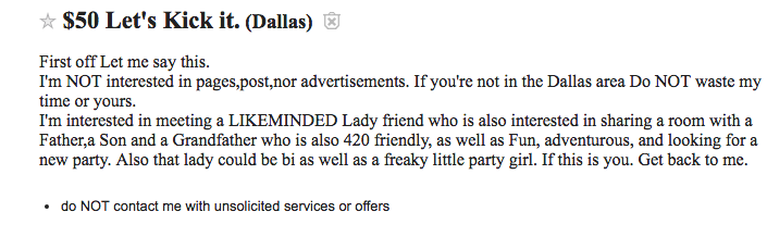 Craigslist Dallas: The 9 Strangest Roommate Ads You'll Find