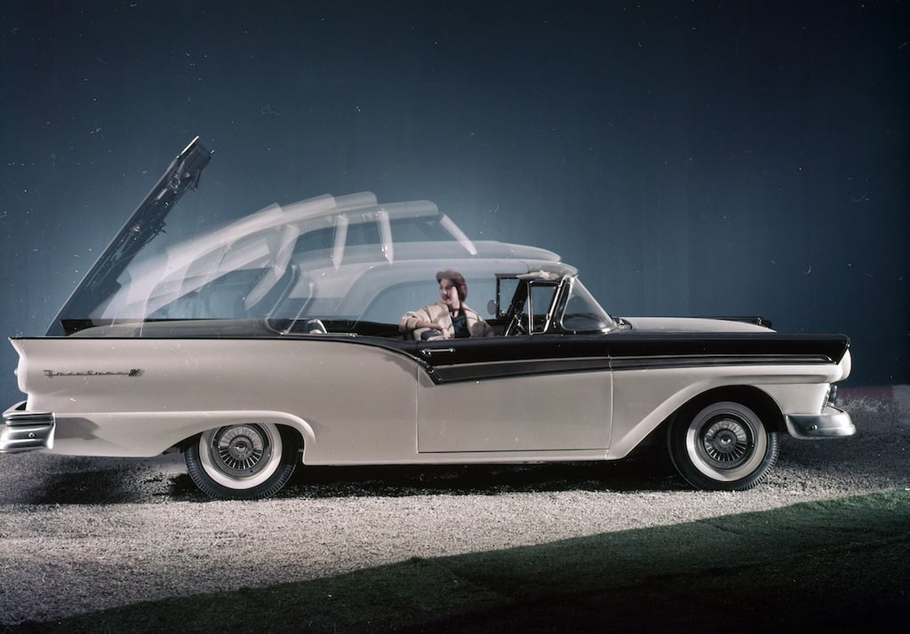 The First Power Hardtop Drop Top Ford's '50s Skyliner