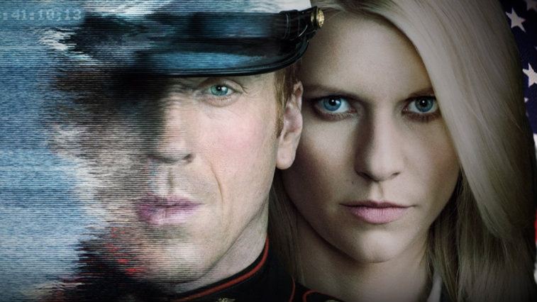 Damian Lewis and Claire Danes in Homeland
