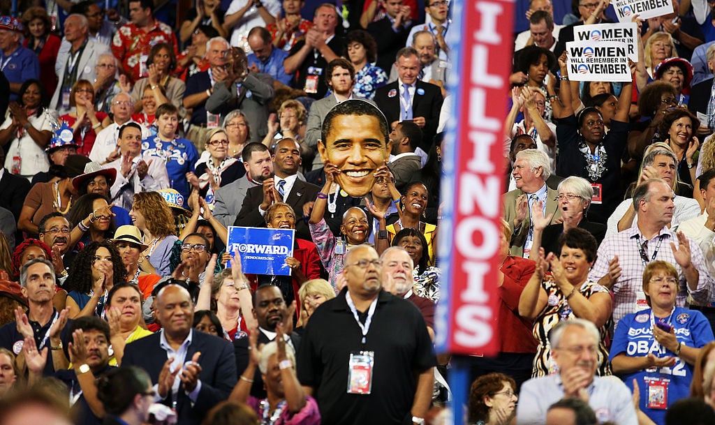illinois delegation at the 2012 democratic national convention